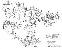 Bosch 0 600 552 003  Circular Hand Saw 220 V / Eu Spare Parts